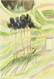 Trees — Ernst Ludwig Kirchner, German Expressionism