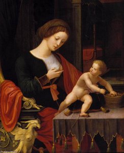 Virgin And Child — Master Of Female Half Lengths