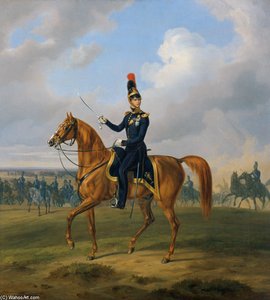Prince Luitpold Of Bavaria As A Chieftain Of The Konigl 1. Field Artillery Regiment — Adam Albrecht
