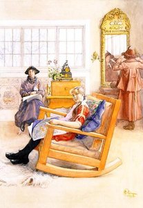 Hat Fitting — Carl Larsson