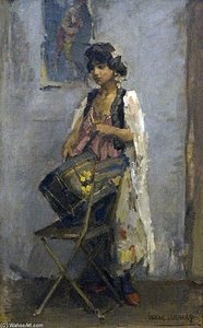 Trommelslaagster - — Isaac Lazarus Israels