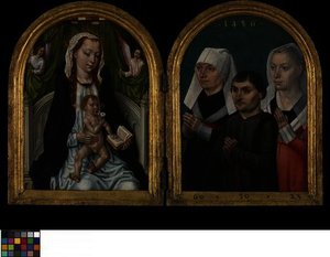 Madonna with three donors