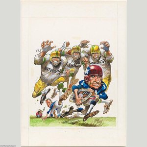 Scrambling To Break Clear — Jack Davis