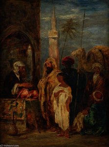 Middle Eastern Scene — William James Müller, Orientalist