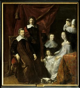 Portrait De La Famille Habert De Montmor — Philippe De Champaigne, Baroque