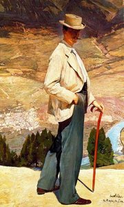 Portrait Of The Painter Otto Vautier — Ernest Biéler
