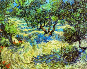 Olive Grove: Bright Blue Sky — Vincent Willem Van Gogh