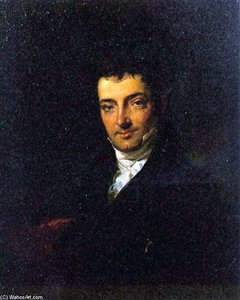 Portrait Of Washington Irving Attr — Charles Robert Leslie
