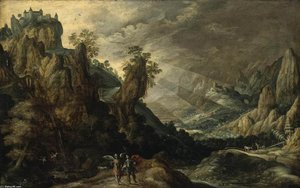 Landscape With Tobias And The Angel — Kerstiaen De Keuninck, Baroque