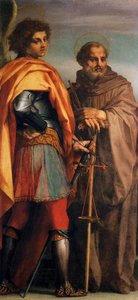 Sts Michael And John Gualbert — Andrea Del Sarto, Mannerism