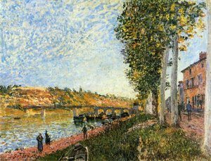 Sunrise At Saint Mammes — Alfred Sisley