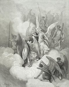 Abdiel And Satan — Paul Gustave Doré, Romanticism