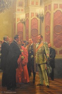- Kronprinz Friedrich Auf Dem Hofball (crown Prince Frederick At The Court Ball (1878)) — Anton Von Werner