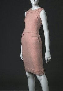 Sleeveless Above The Knee Pale Pink Dress — Karl Otto Lagerfeld
