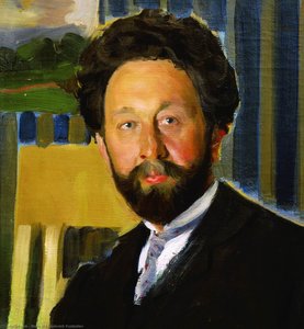 Portrait Of Vasily Kastalsky — Boris Mikhailovich Kustodiev