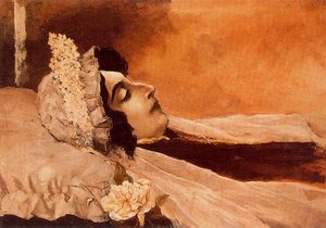 Rosalia De Castro Lying — Ovidio Murguía De Castro