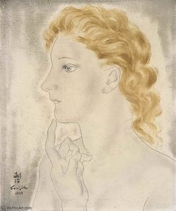Femme De Profil — Léonard Tsuguharu Foujita