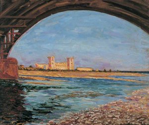 Racecourse, Nice, From Under The Railway Bridge — Winston Spencer Churchill