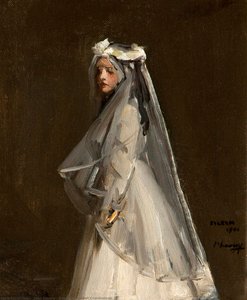 Eileen, Her First Communion — Sir John Lavery, Academic Portraiture