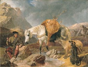 The Return From Deer Stalking — John Frederick Herring Senior