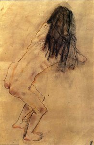 Nude With Back Turned — Oskar Kokoschka