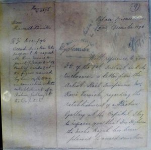 Original Manuscript And Letters — Rajaraja Varma Koyithampuran
