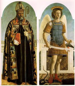 Polidiptico De San Agustino — Piero Della Francesca, Early Renaissance
