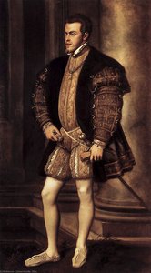 Portrait Of Philip Ii — Titian