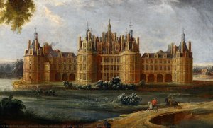Retour Au Château Par Temps De Bourrasque (détail) — Pierre Denis Martin (dit Martin Le Jeune), Baroque