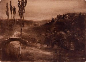 Tuscan Landscape — Frank Duveneck