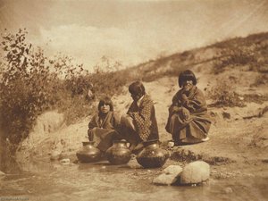Gossiping San Juan — Edward Sheriff Curtis