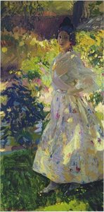 Maria Dressed As A Valencian Peasant Girl — Joaquín Sorolla Y Bastida