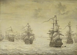 Dutch Attack On Harwich, July 1667 — Willem Van De Velde The Elder