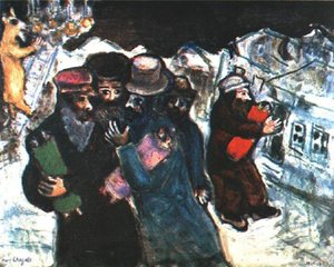 Return From The Synagogue — Marc Chagall