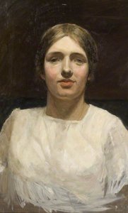 Woman In A Square Necked Blouse — Albert Ranney Chewett
