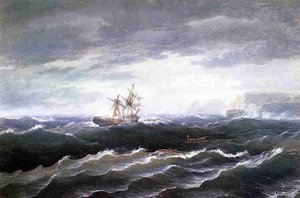 Ship At Sea (also Known As Shipwreck) — Thomas Birch