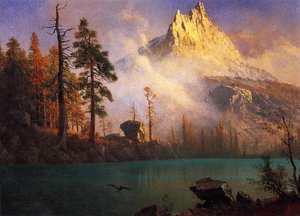 Mountain Lake — Albert Bierstadt