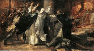 The Murder Of Becket — Sir William Blake Richmond