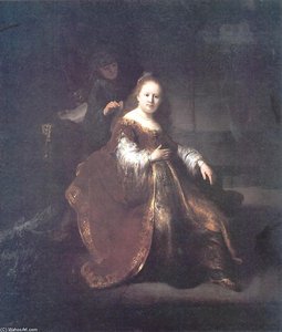 A Heroine From The Old Testament — Rembrandt Van Rijn, Baroque