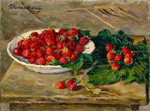 Still Life. Strawberries. — Pyotr Konchalovsky