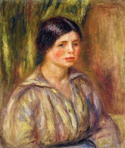Bust Of A Young Woman 1 — Pierre-auguste Renoir
