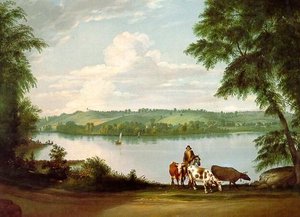 View Near Springfield Massachusetts — Alvan Fisher