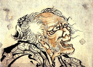 Head Of An Old Man — Katsushika Hokusai