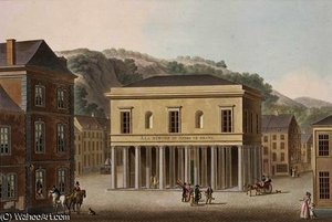 Portico Of The Fountain Of Pouhon At Spa — Pierre Jacques Goetghebuer