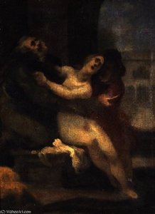 Susanna Being Attacked By Two Elders — Cristofano Allori