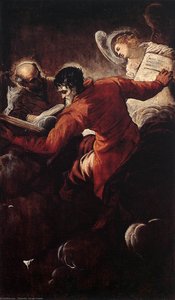 The Evangelists Luke And Matthew — Jacopo Tintoretto, Baroque