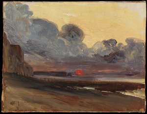 Sunset on the Normandy Coast