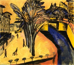 Gelbes Engelsufer, Berlin — Ernst Ludwig Kirchner