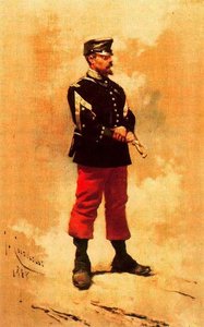 Captain In Battle Uniform — Josep Cusachs I
