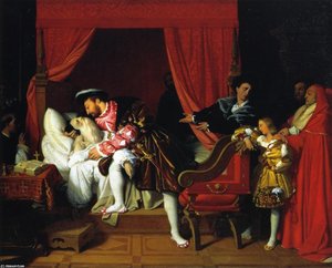 The Death Of Leonardi Da Vinci — Jean-auguste-dominique Ingres
